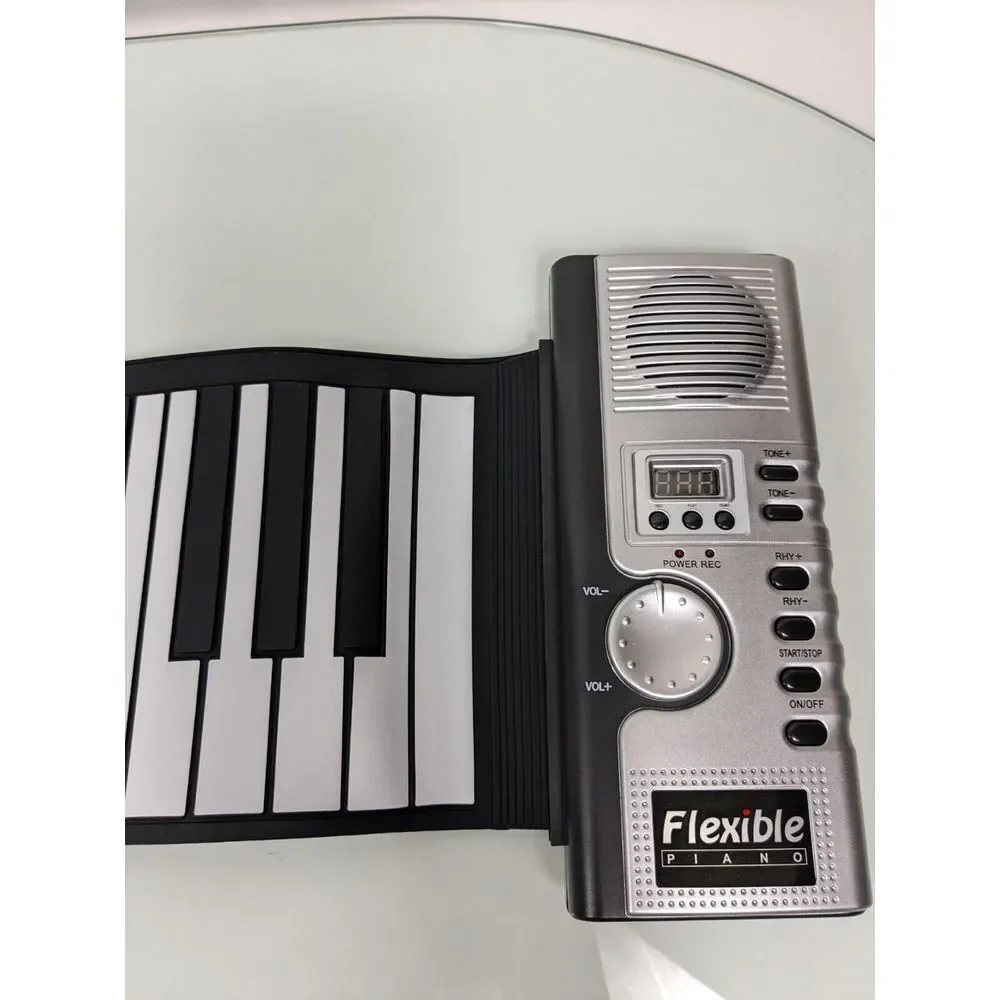 61 Key Electronic Roll Up Piano Keyboard Folding Portable MIDI Keyboards for Kid